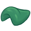 Green sea glass